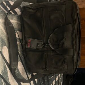 Tumi Black Briefcase 13 inches by 8 inches
